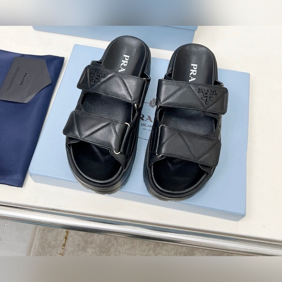 Prada Shoes - Prada Women’s Padded Nappa Leather Slides